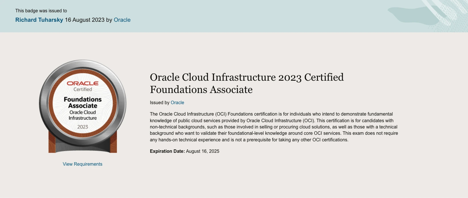 Oracle Cloud Infrastructure